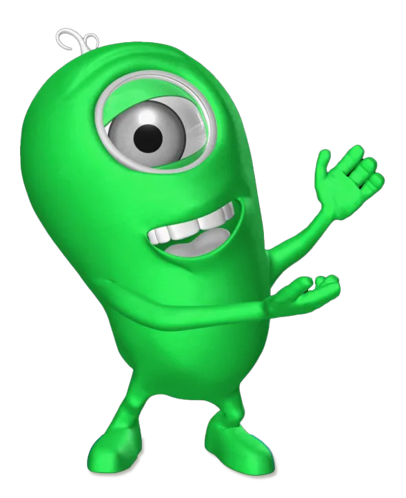 Green Mascot character