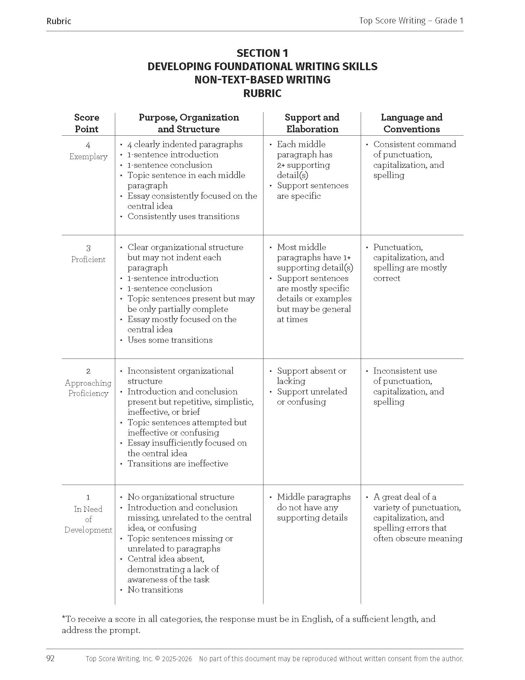 Grade 1 Progress Monitoring Tools